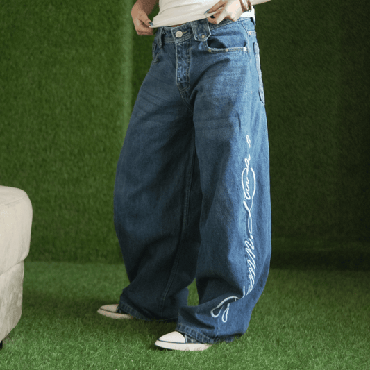 HEISENBERG BLUE WASHED JEANS (EMBROIDERY)
