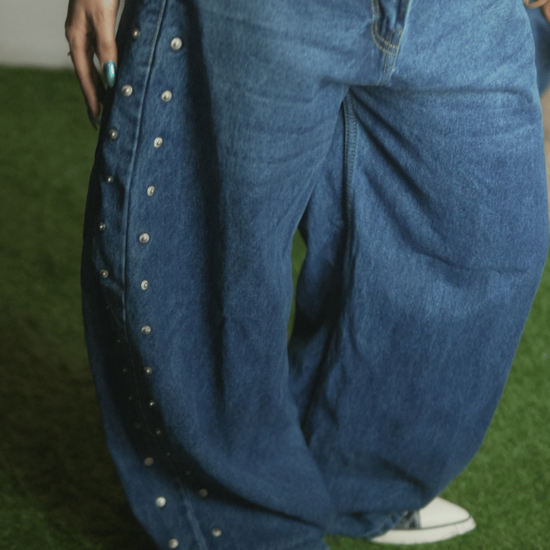 HEISENBERG BLUE WASHED JEANS (SIDE LINED)