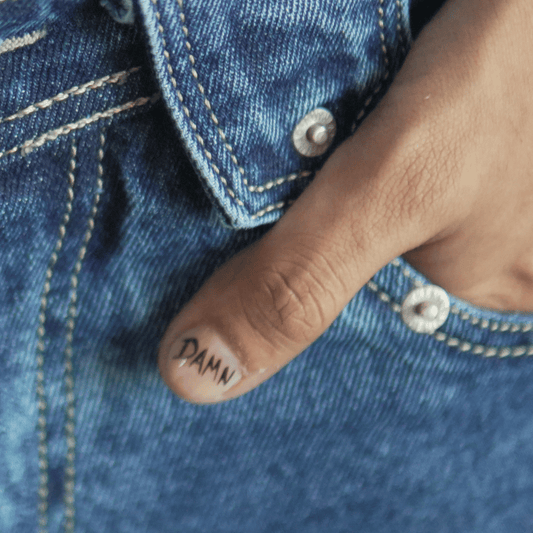 HEISENBERG BLUE WASHED DENIM JORTS