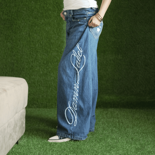 HEISENBERG BLUE WASHED JEANS (EMBROIDERY)