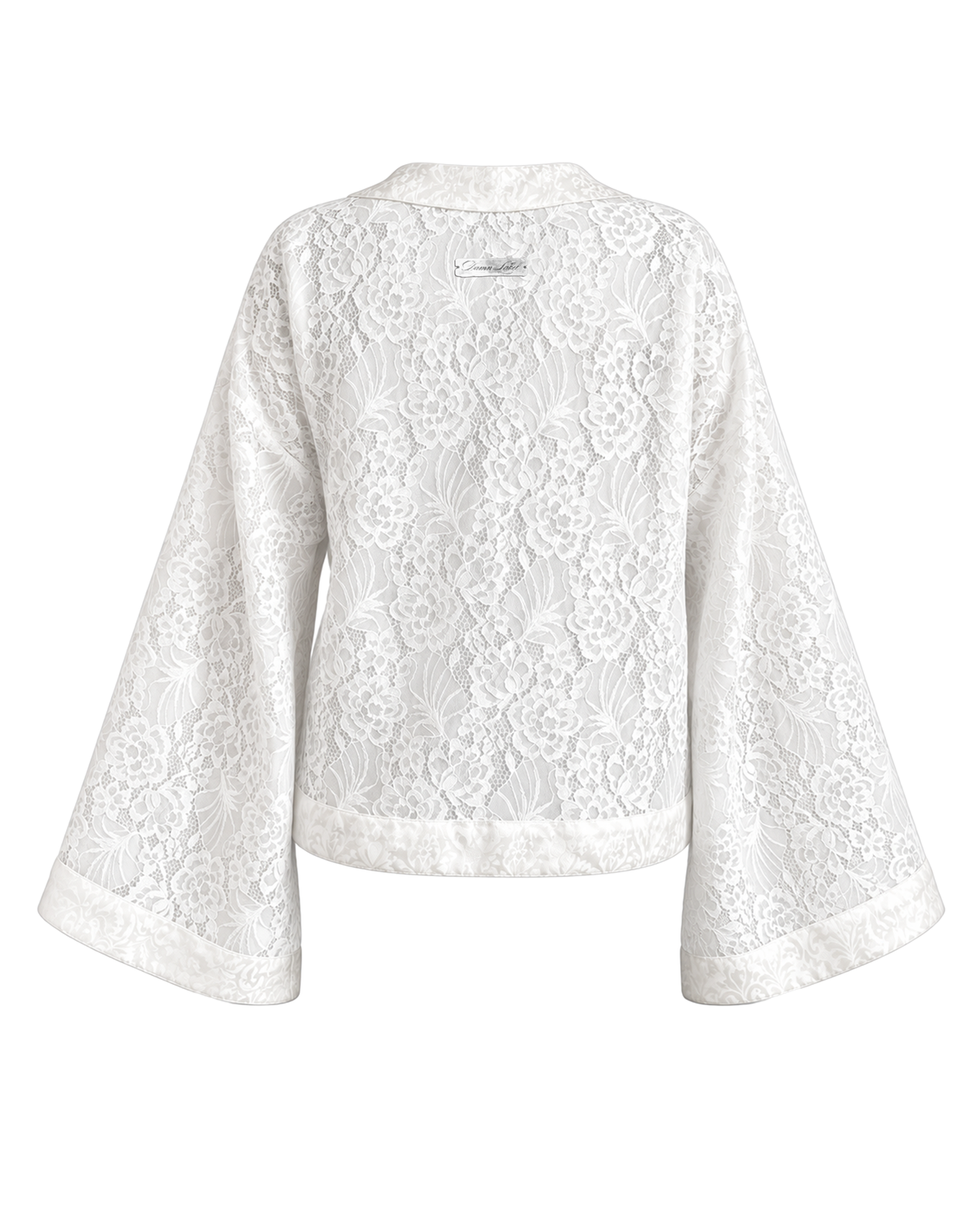 White Flora Lace Kimono (Womens)