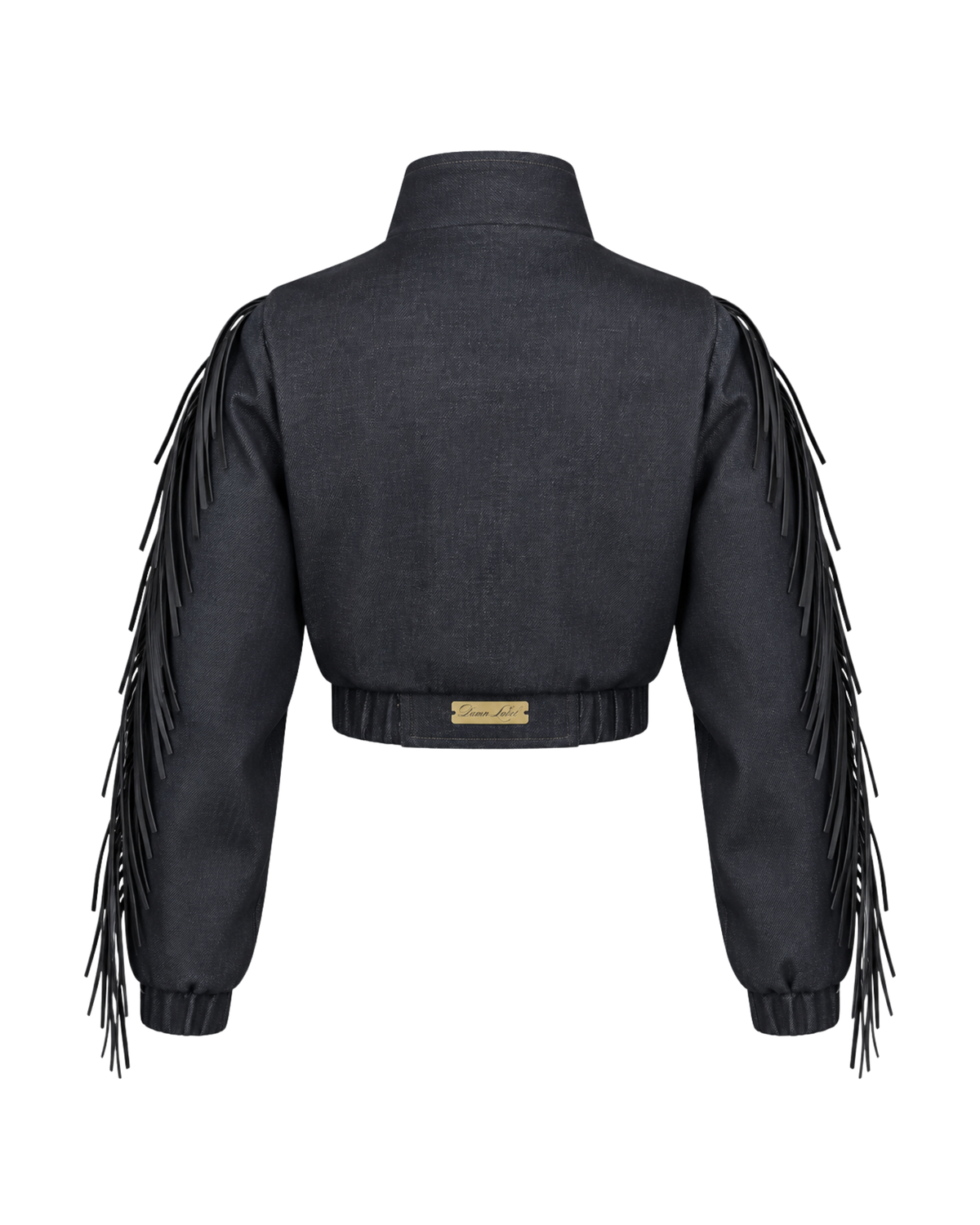 Baroque Minimal Cropped Denim Jacket (Pre-book)
