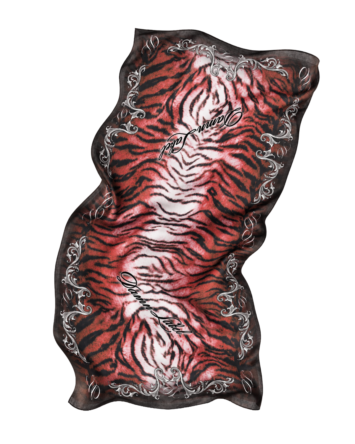 Japanese King of Beasts Scarf ( Red )