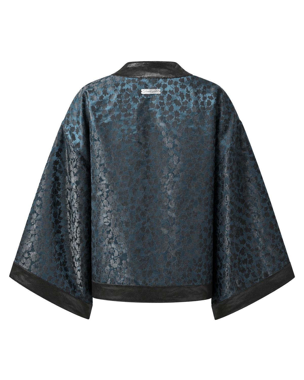 Teal Seaweed Textured Kimono (Womens)