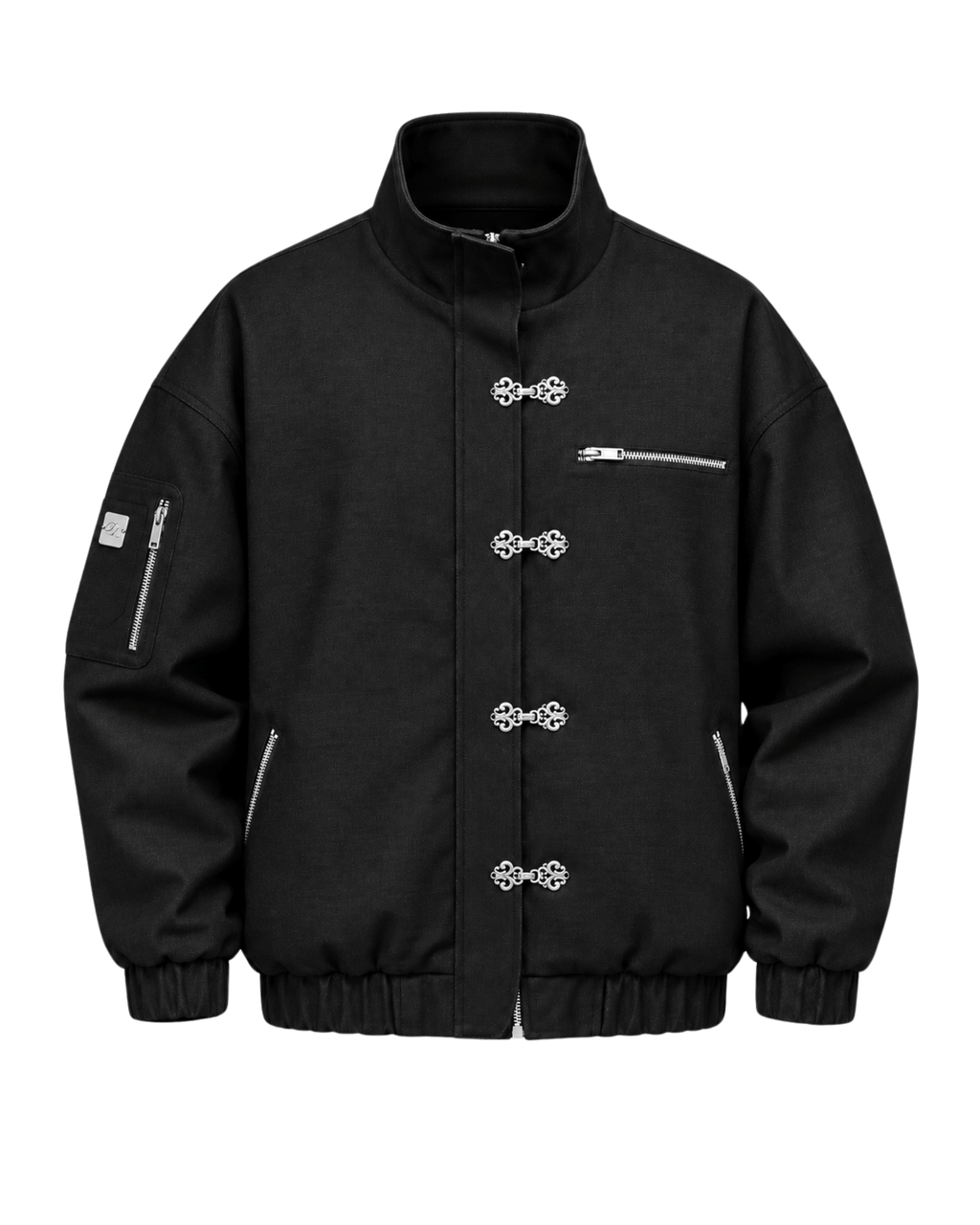 Baroque Minimal Denim Jacket Black (Pre-order)