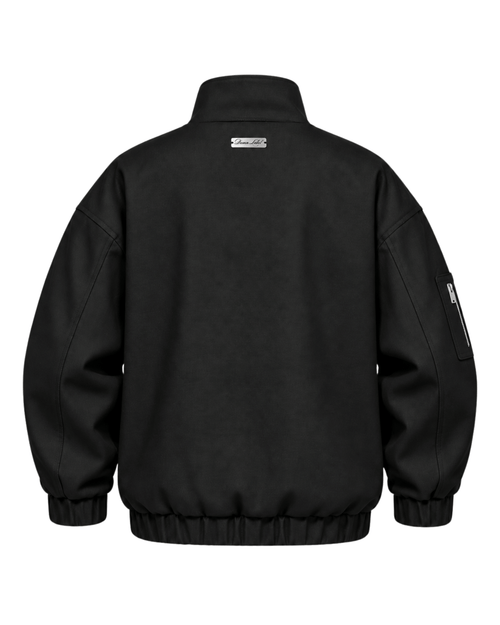 Baroque Minimal Denim Jacket Black (Pre-order)