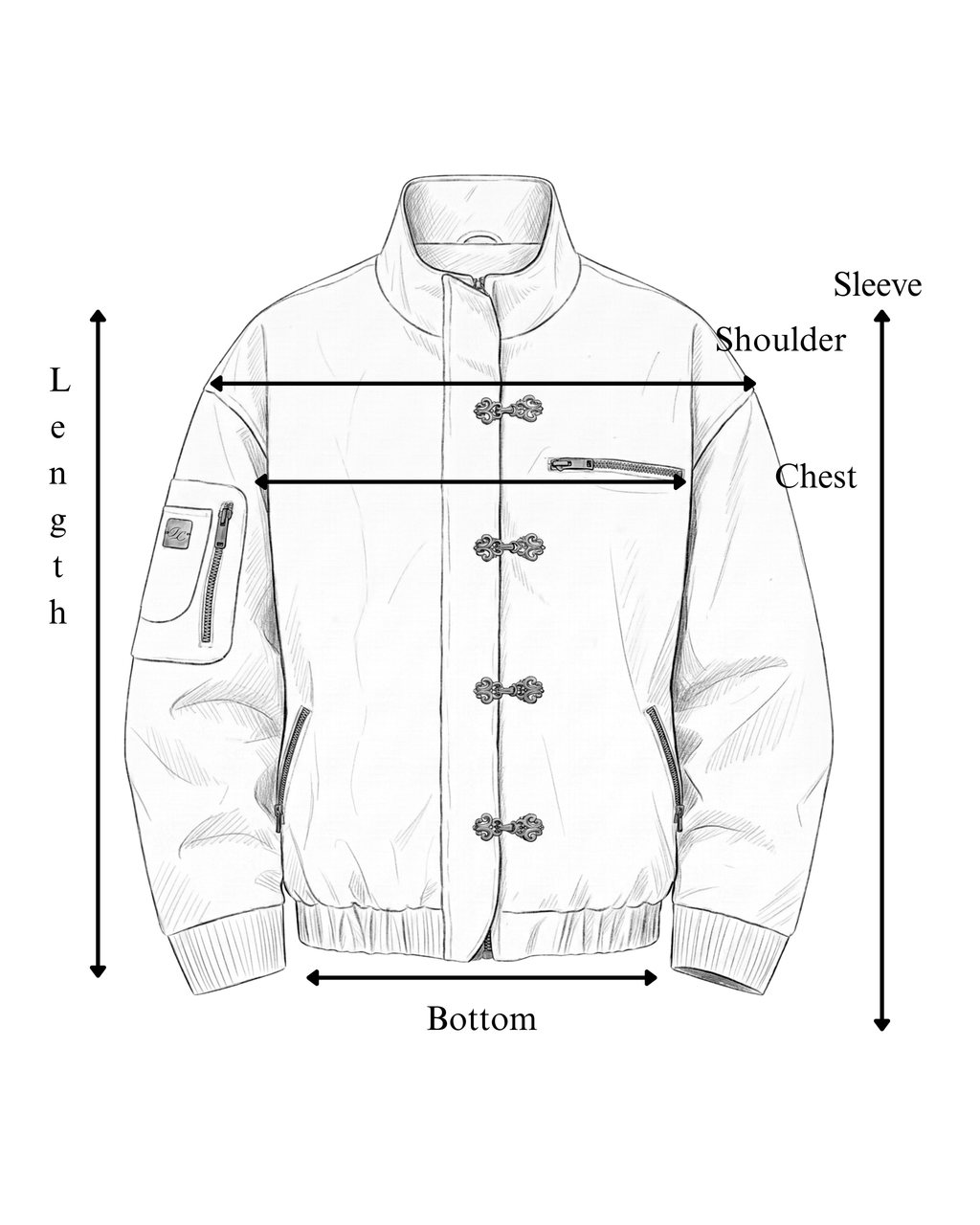 Baroque Minimal Denim Jacket Black (Pre-order)