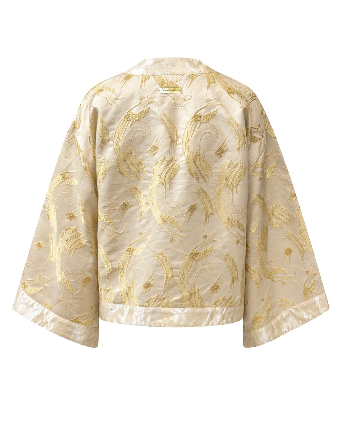 Creme Brushstroke Kimono (Womens)