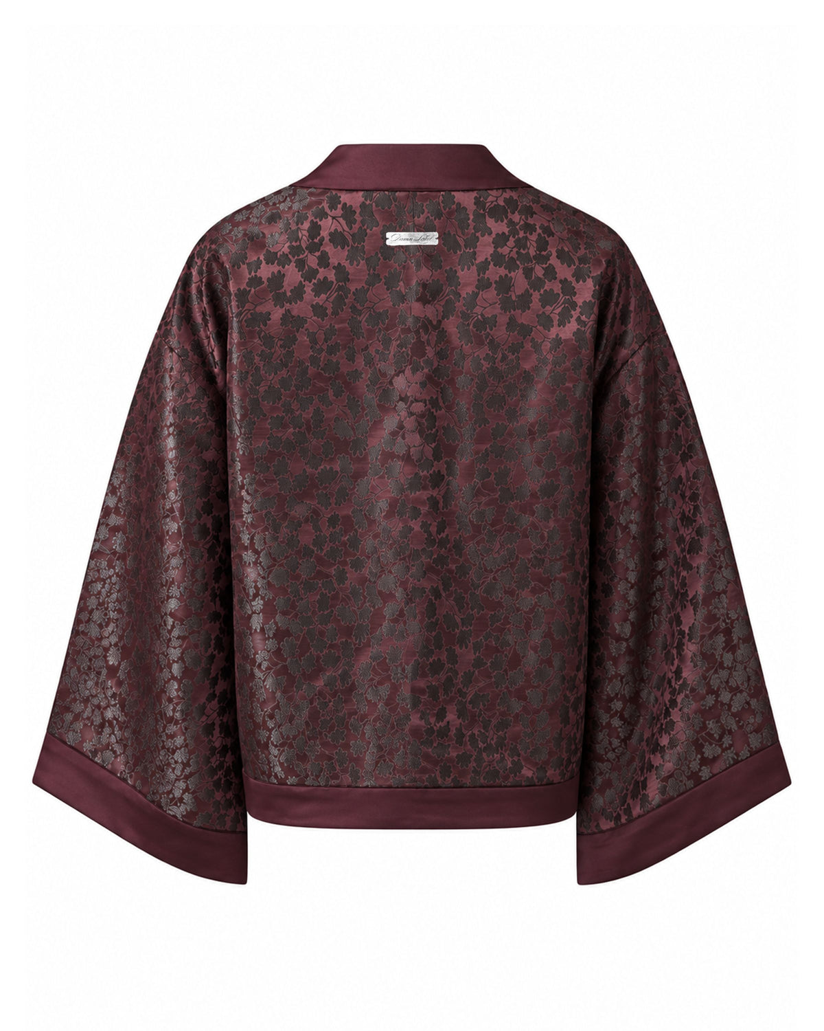 Maroon Seaweed Texture Kimono (Mens)