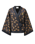 Navy Gold Flora Kimono (Womens)