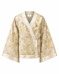 Creme Brushstroke Kimono (Womens)