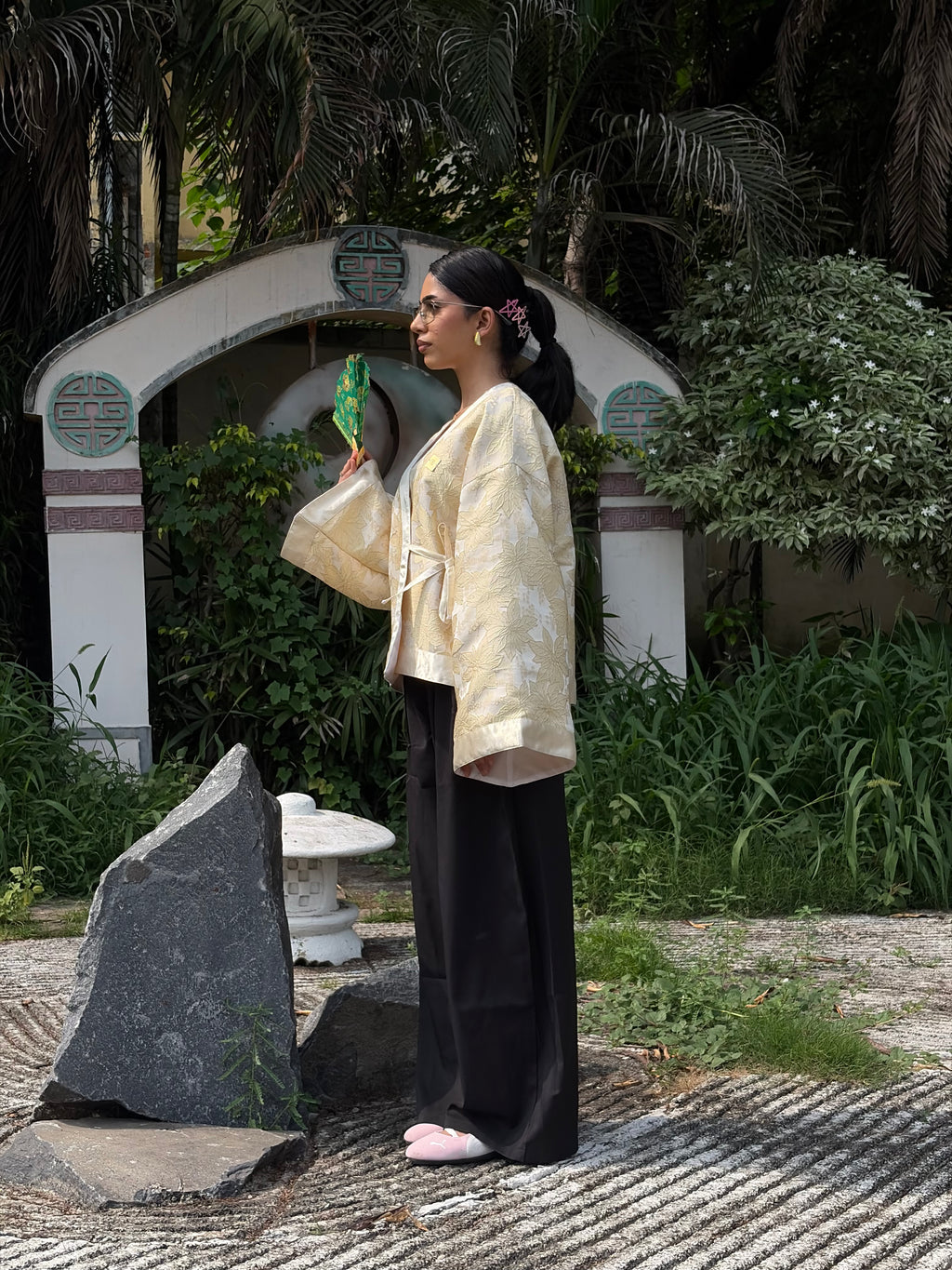 Champagne Flora Kimono (Womens)